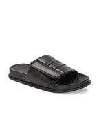 Men's Faux-Leather & Synthetic Sandals - Black
