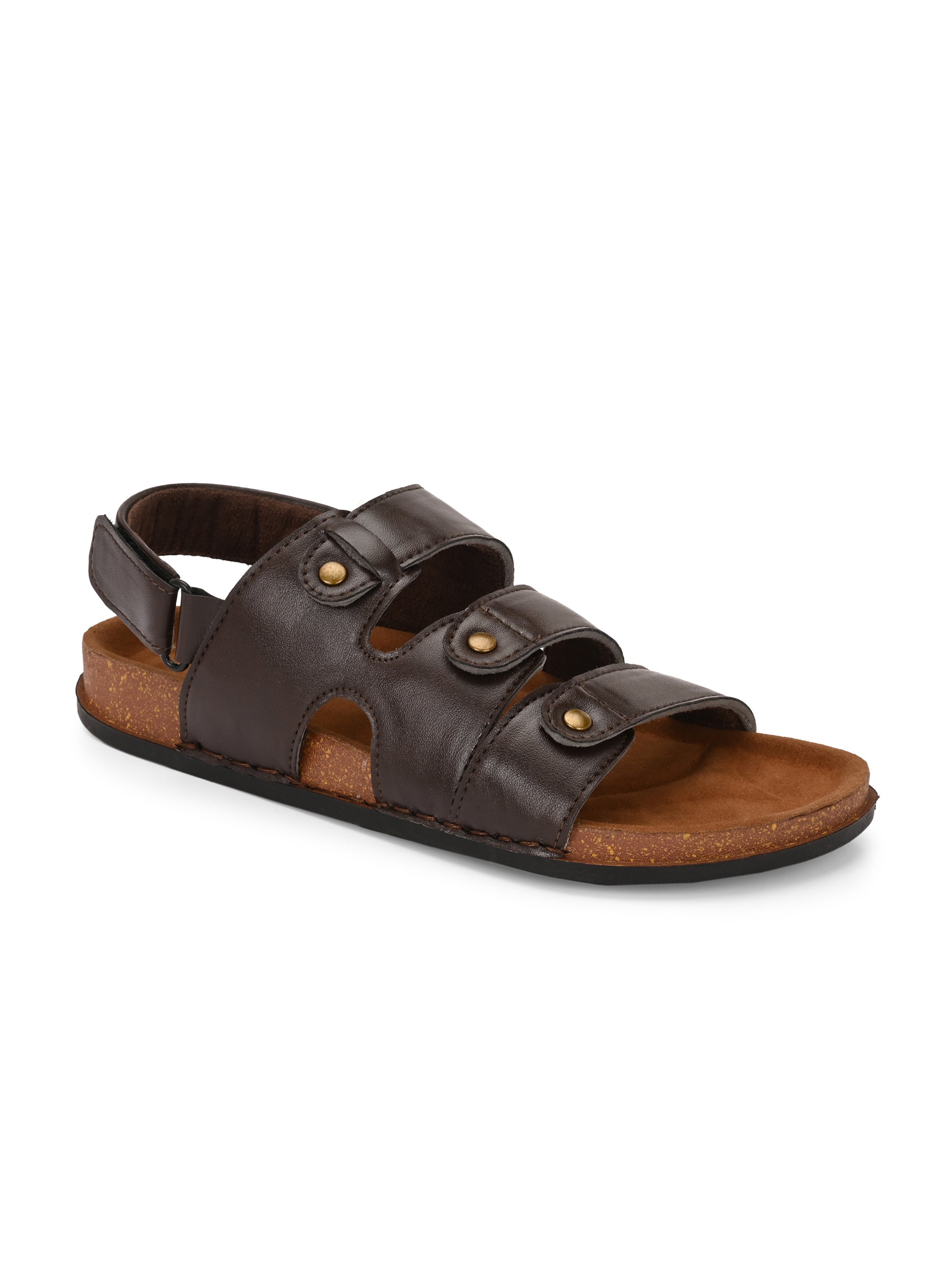 Men's Handcrafted Genuine Leather Cross-Strap Sandals