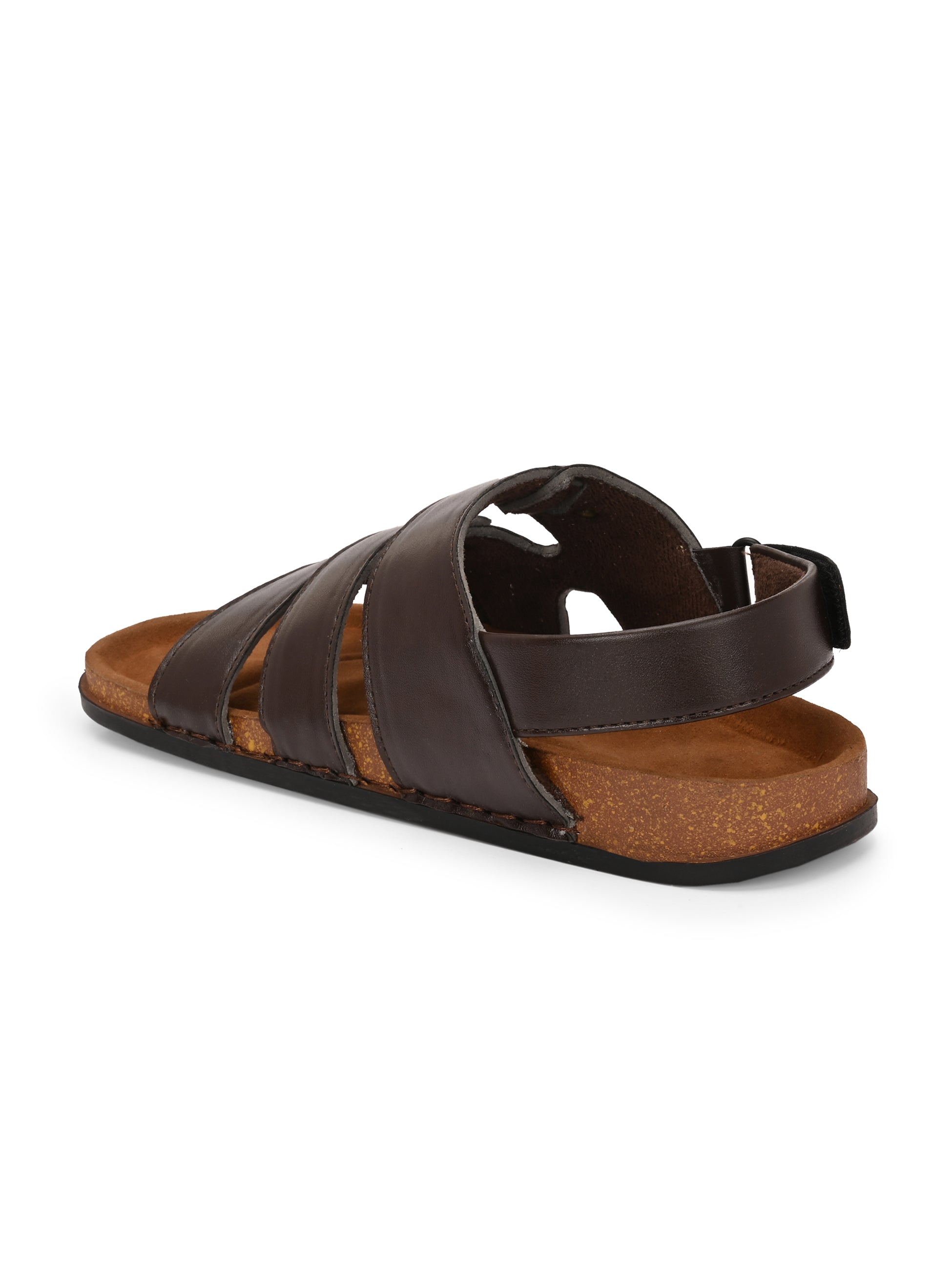 Men's Handcrafted Genuine Leather Cross-Strap Sandals
