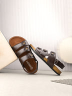 Men's Handcrafted Genuine Leather Cross-Strap Sandals