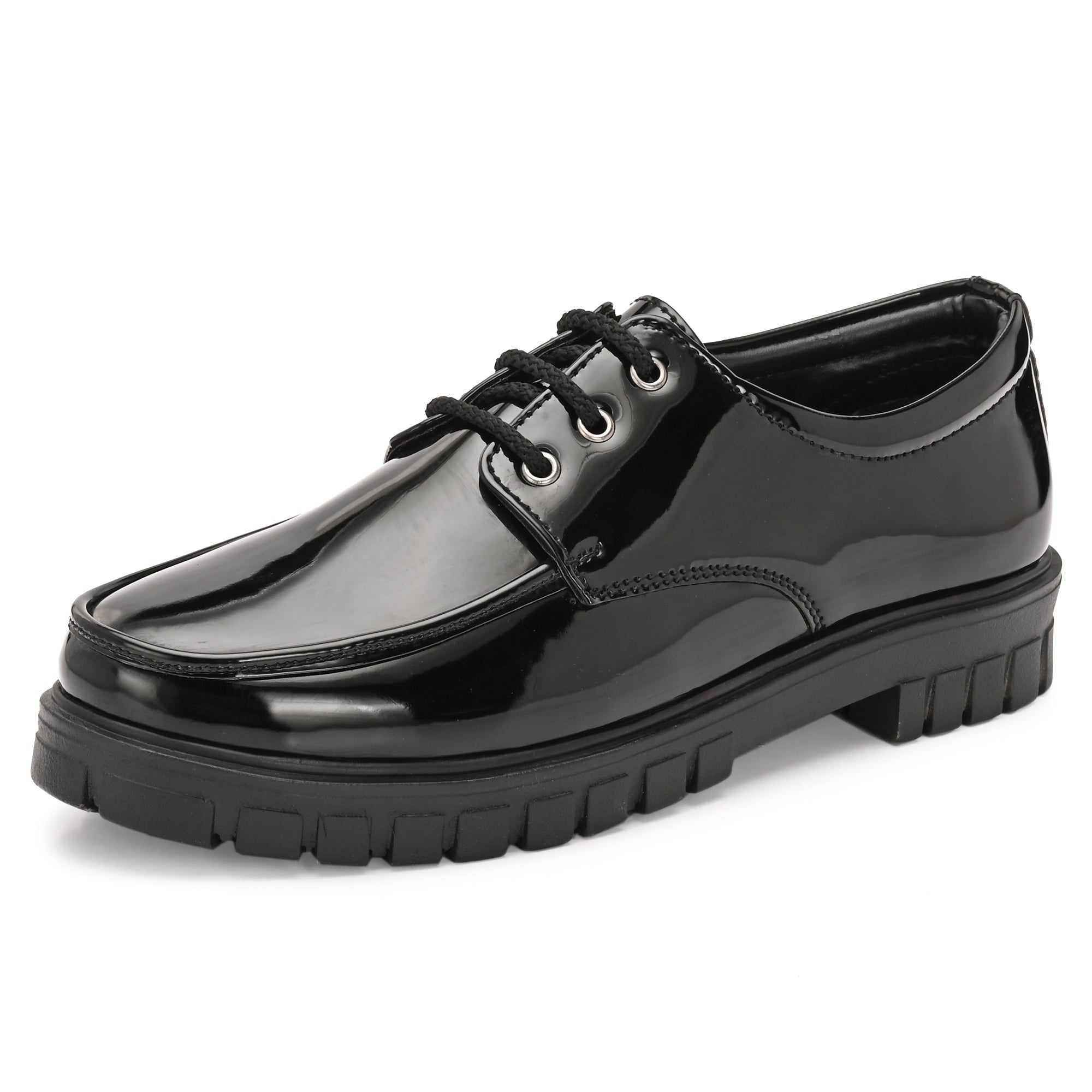 Men's Leather Shoes - Black