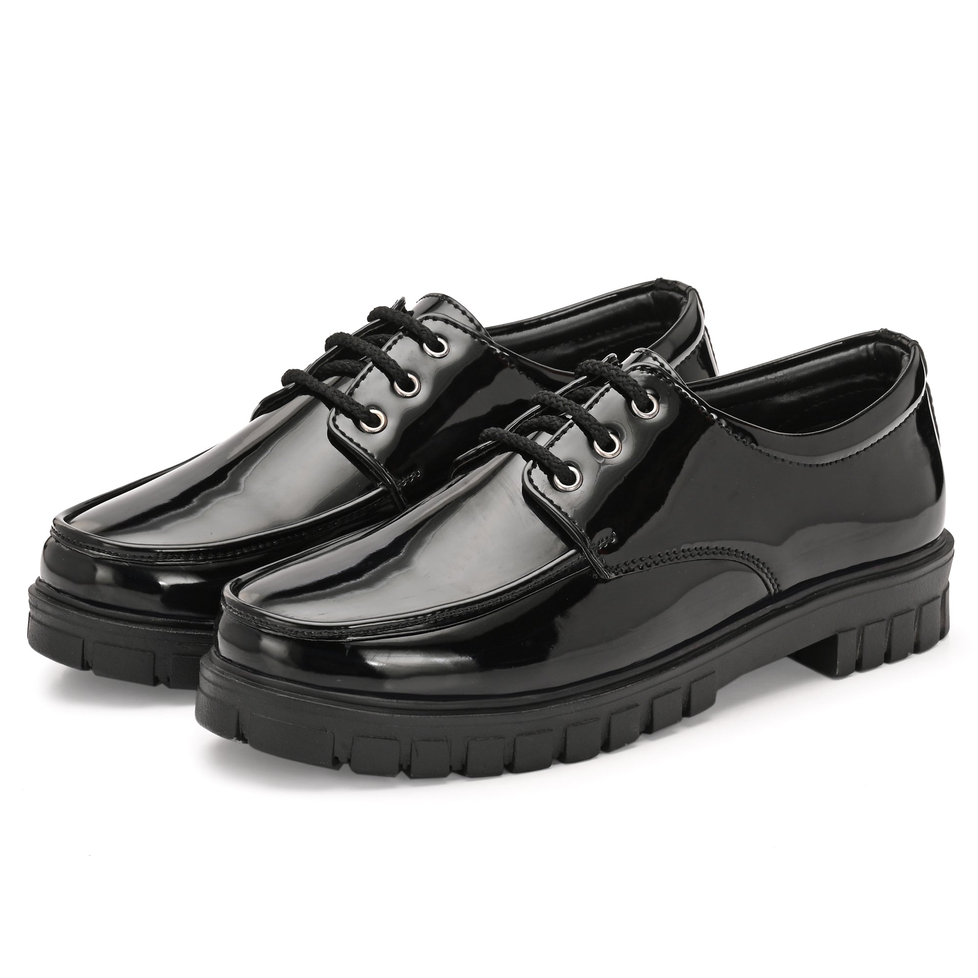 Men's Leather Shoes - Black