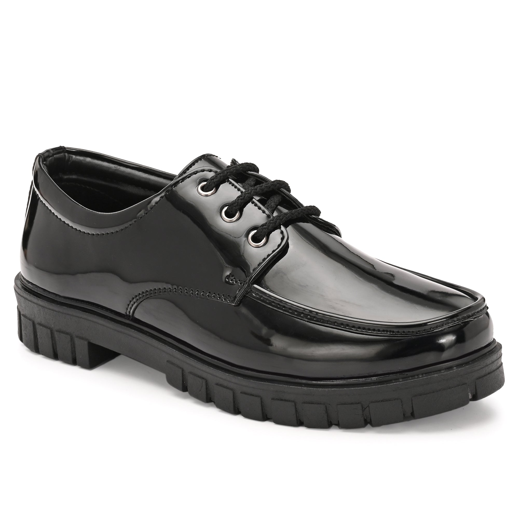 Men's Leather Shoes - Black