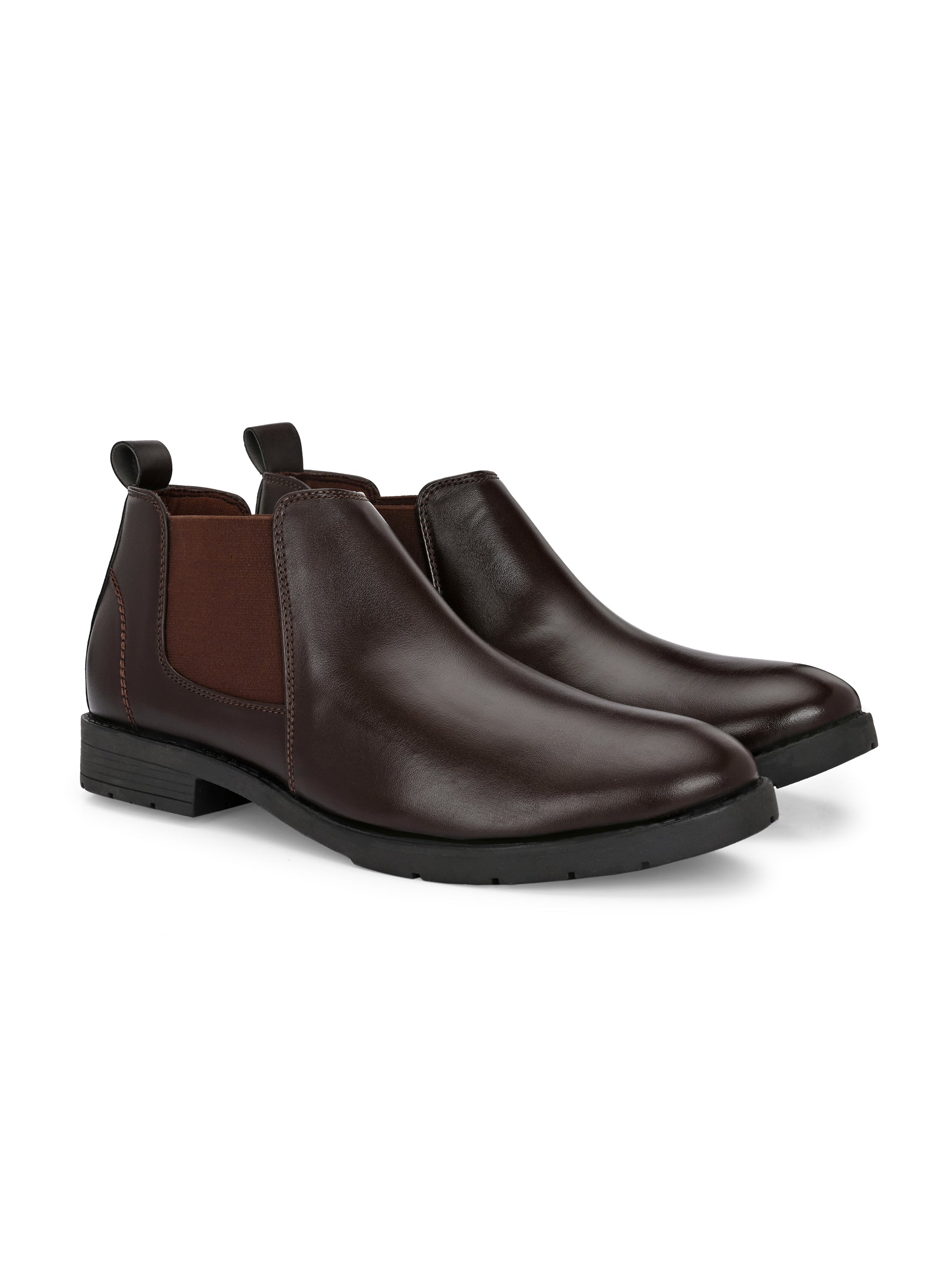 Men's Synthetic Boots - Brown