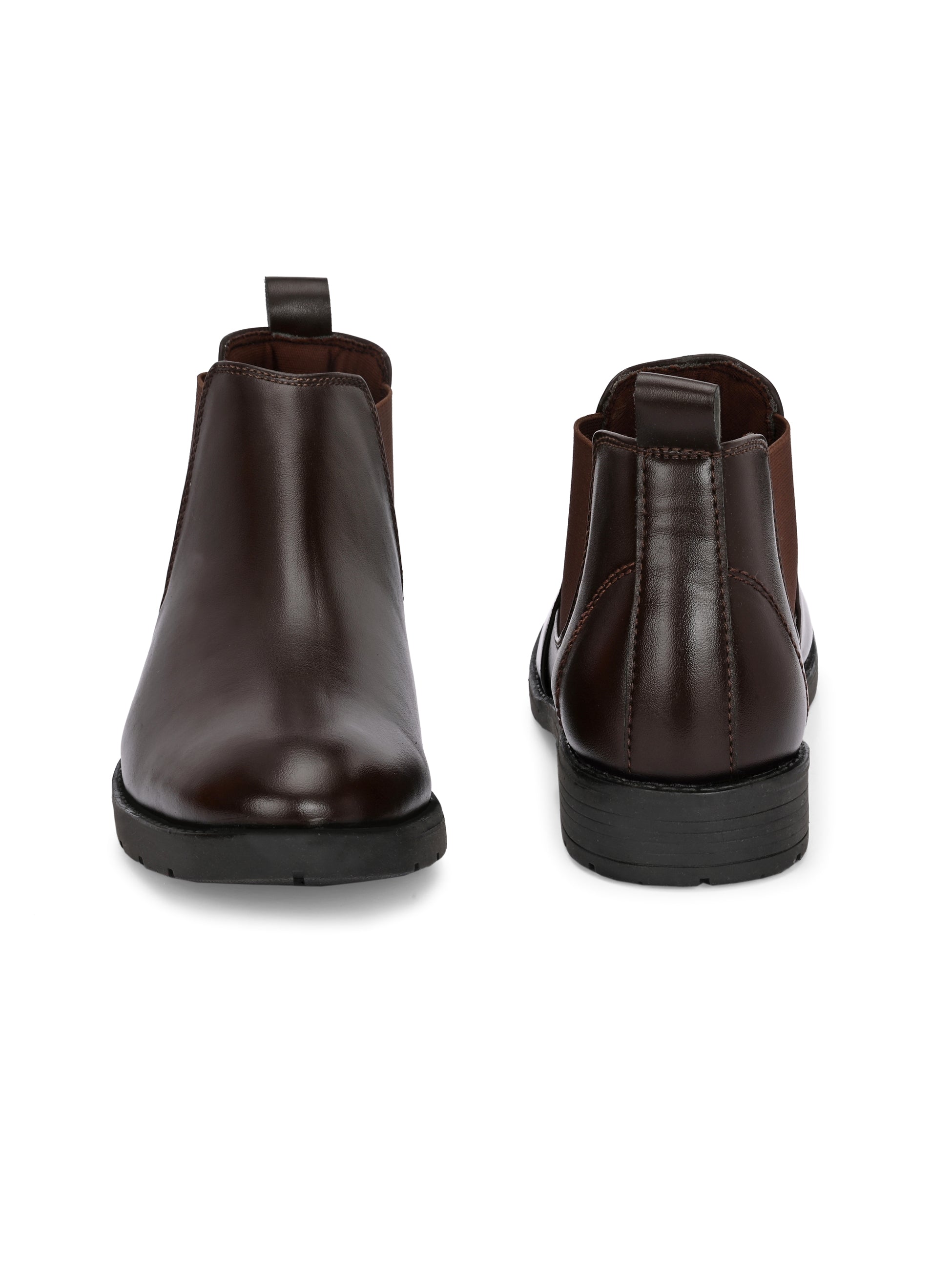 Men's Synthetic Boots - Brown