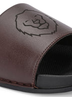 Men's Synthetic Sandals - Brown