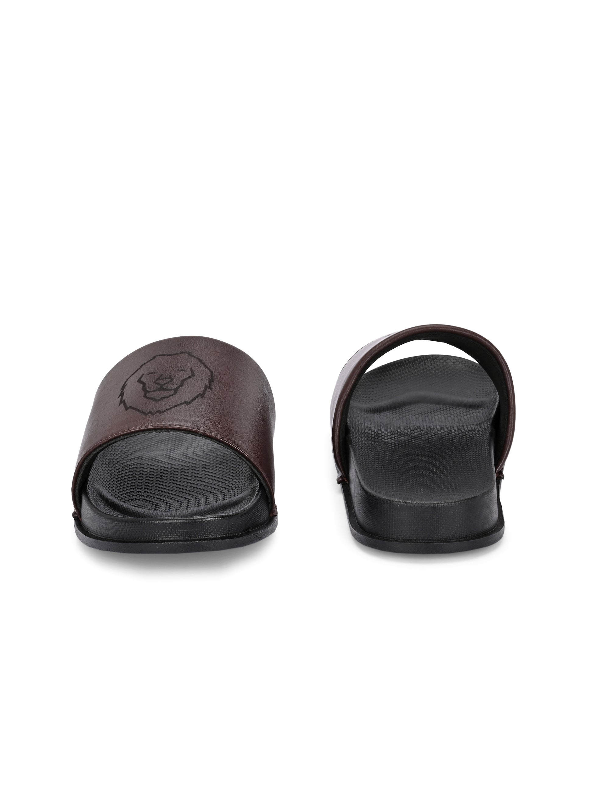 Men's Synthetic Sandals - Brown