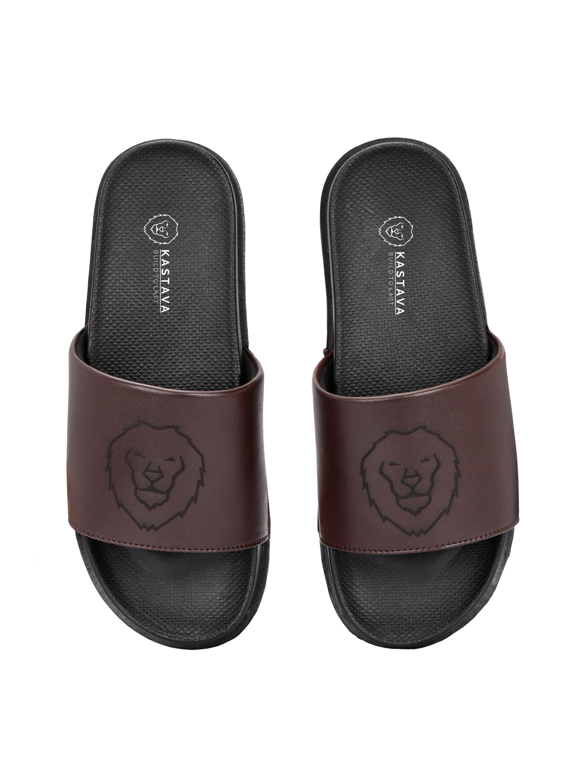 Men's Synthetic Sandals - Brown