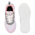 Women's Mesh & Synthetic Athletic Shoes - Pink